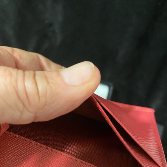 Prada Red Card Wallet w/Box - Picture 9 of 13